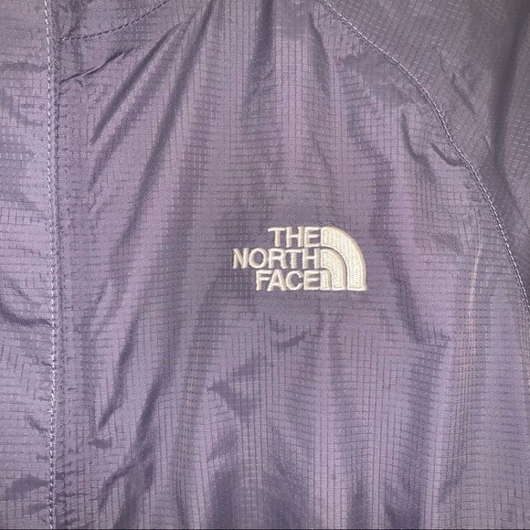 The North Face HyVent Lightweight Water-Resident Blue Hooded Fall Jacket - Picture 3 of 10
